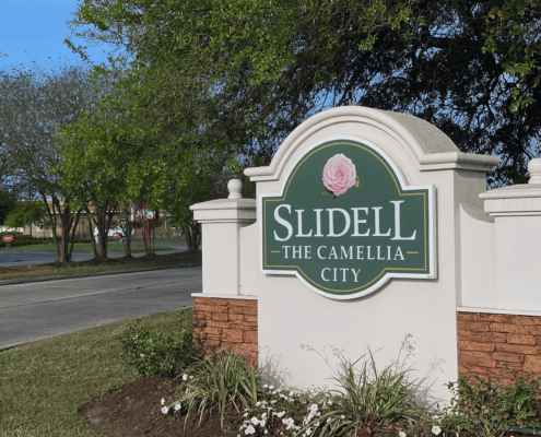 Slidell Welcome Sign
